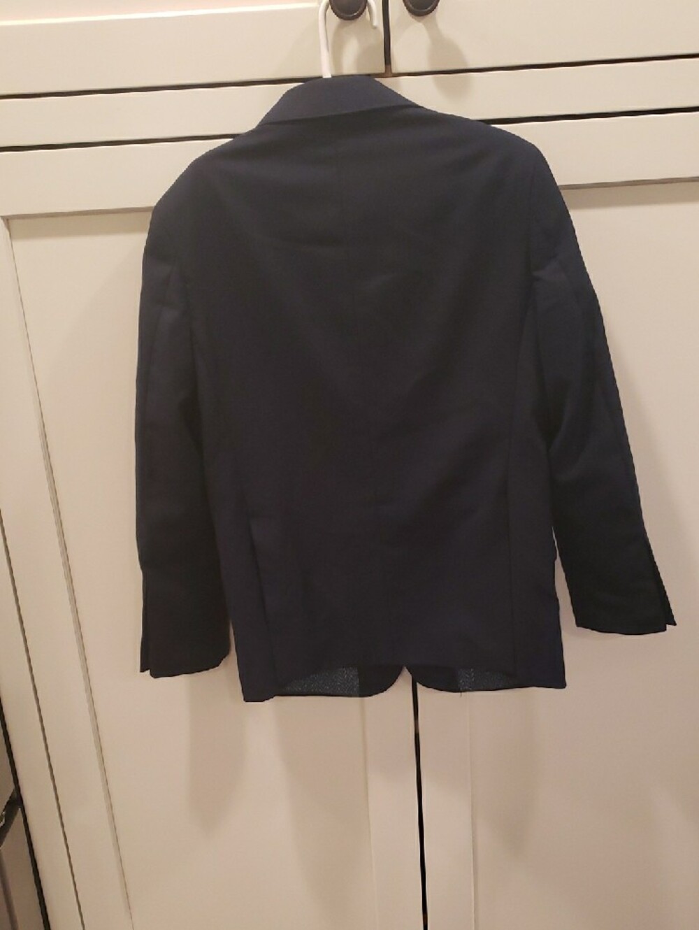 2 Boys' T.O.  2-Button Blazer - Classic  1 Black 1 Navy Tailored Style - Picture 7 of 9
